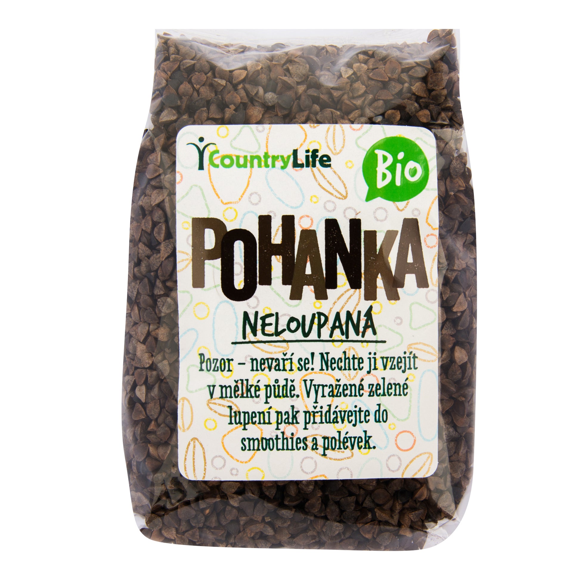 111018 Pohanka neloupaná 400 g BIO   COUNTRY LIFE-1
