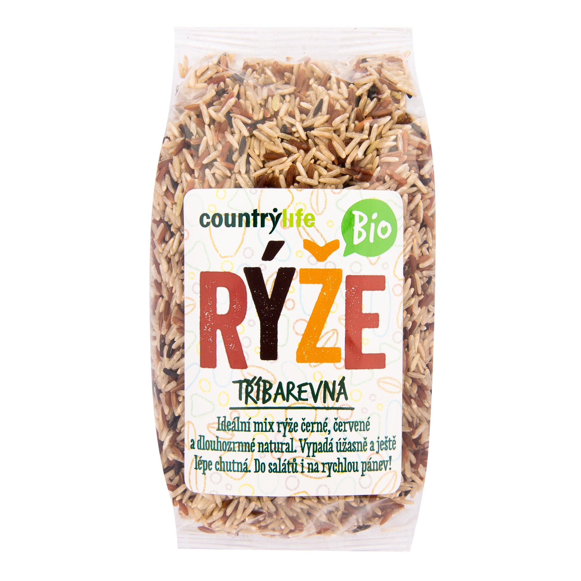 111038 Rýže tříbarevná 500 g BIO   COUNTRY LIFE-1