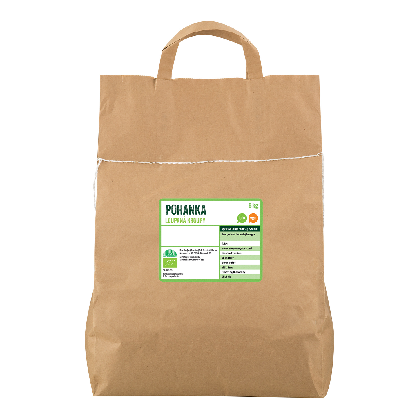 111109 Pohanka loupaná kroupy 5 kg BIO   COUNTRY LIFE-4