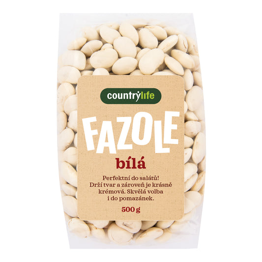 122010 Fazole bílá 500 g   COUNTRY LIFE-1