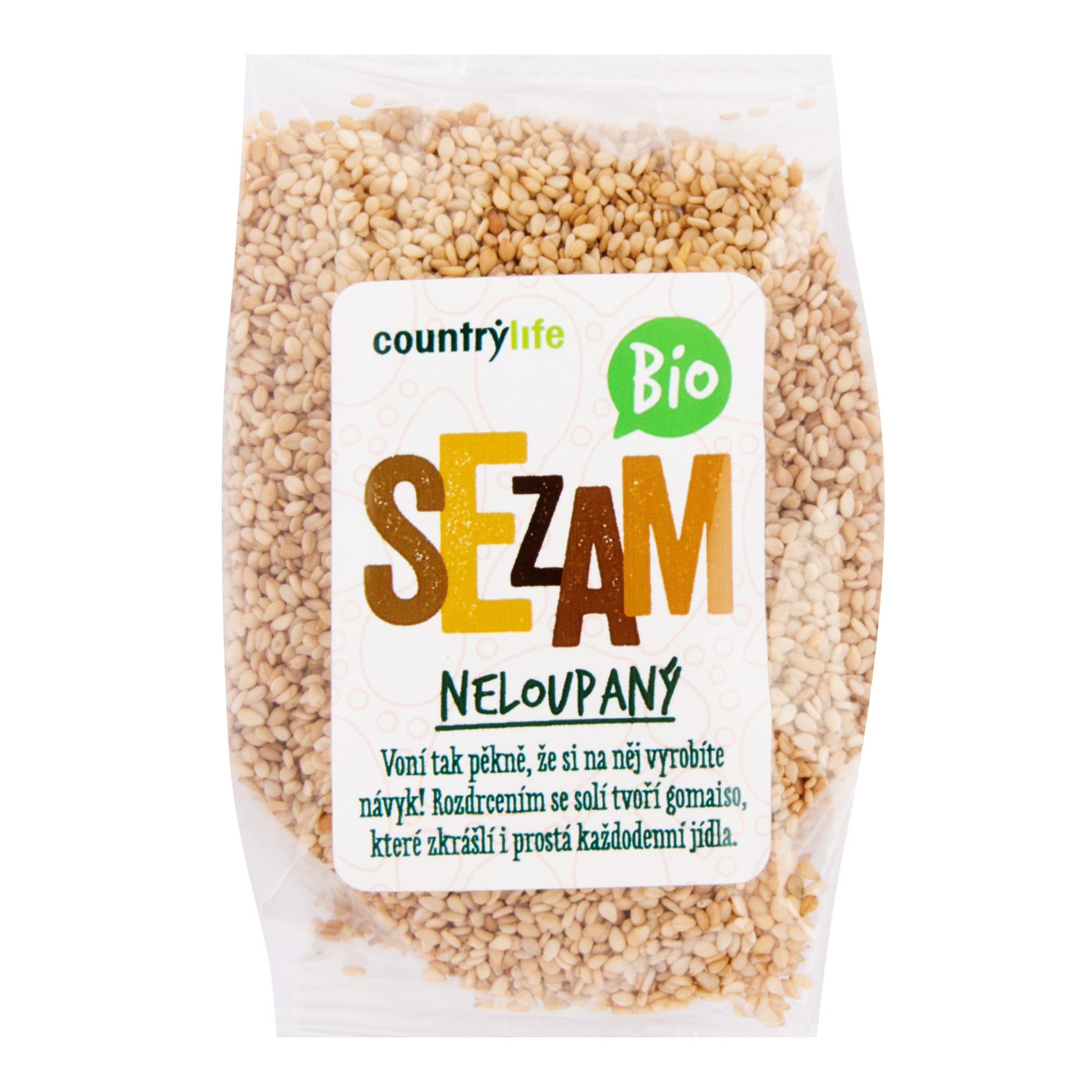 130013 Sezam neloupaný 100 g BIO   COUNTRY LIFE-1