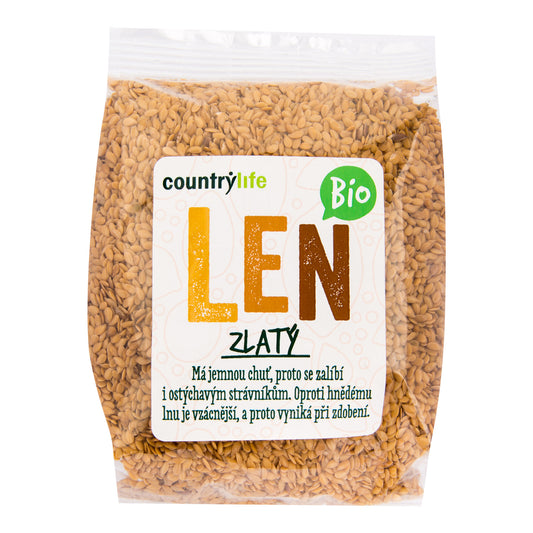 130014 Len zlatý 300 g BIO   COUNTRY LIFE-1