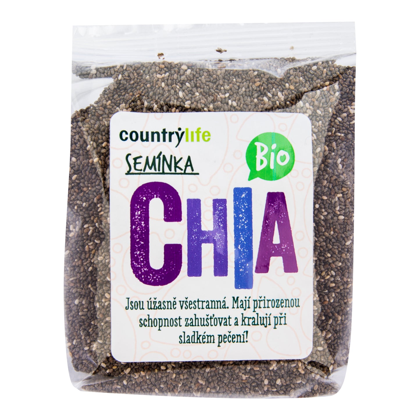 130044 Chia semínka 300 g BIO   COUNTRY LIFE-1