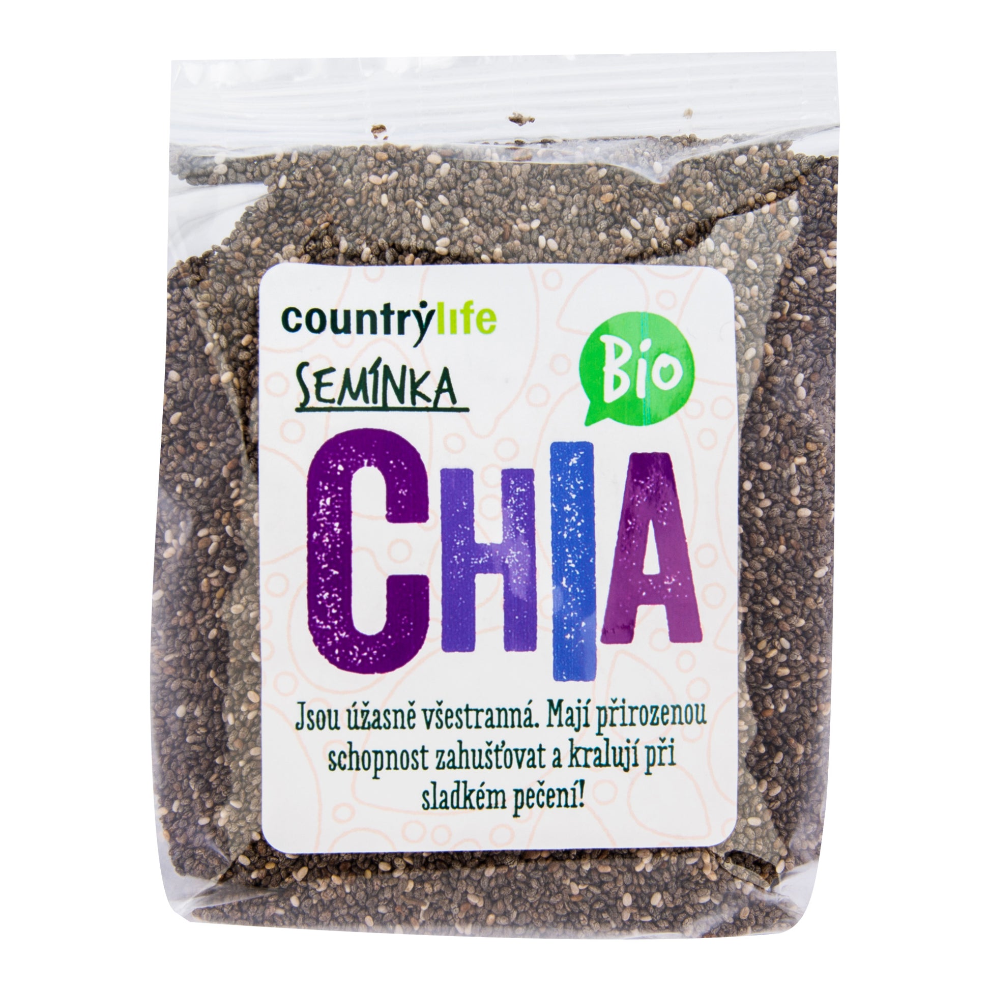 130044 Chia semínka 300 g BIO   COUNTRY LIFE-1