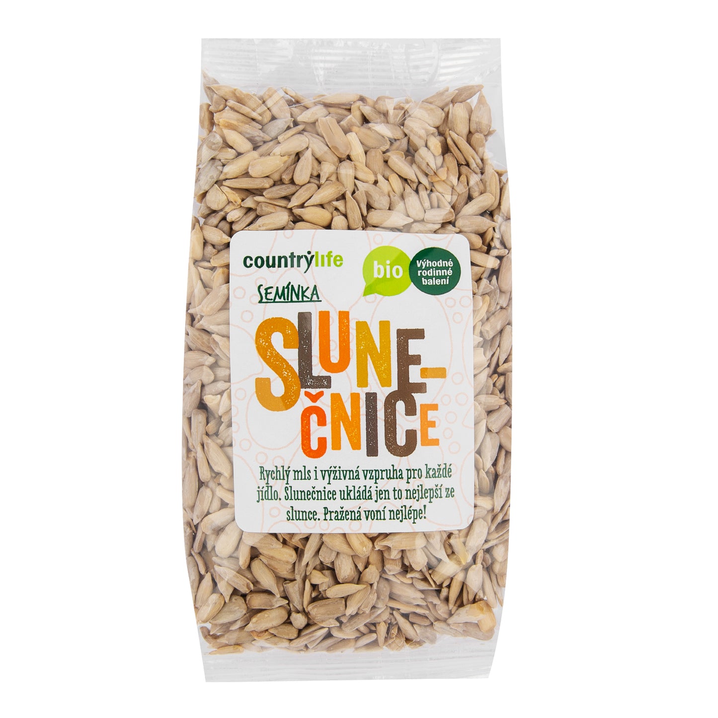 130066 Slunečnicová semínka 250 g BIO   COUNTRY LIFE-1