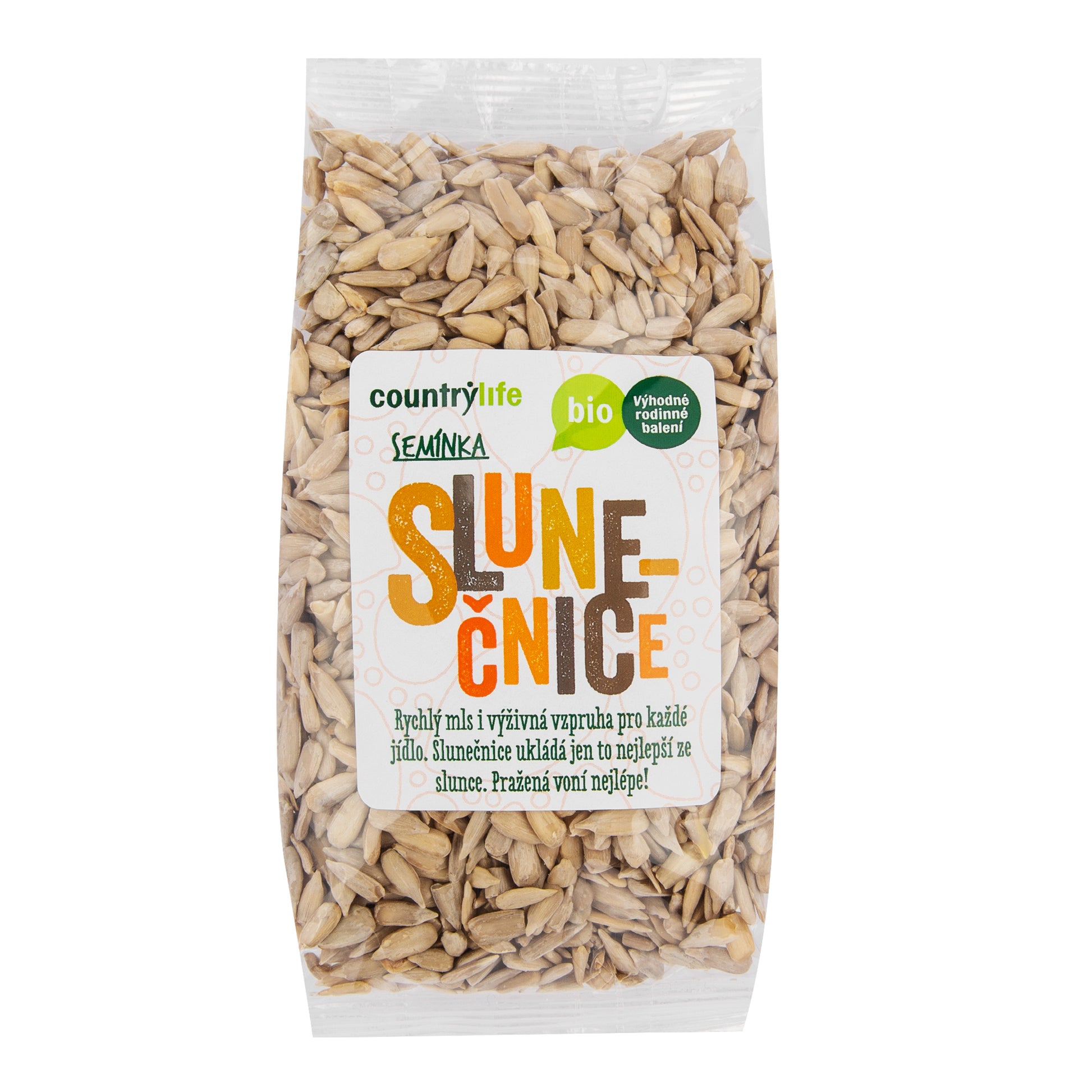 130066 Slunečnicová semínka 250 g BIO   COUNTRY LIFE-1