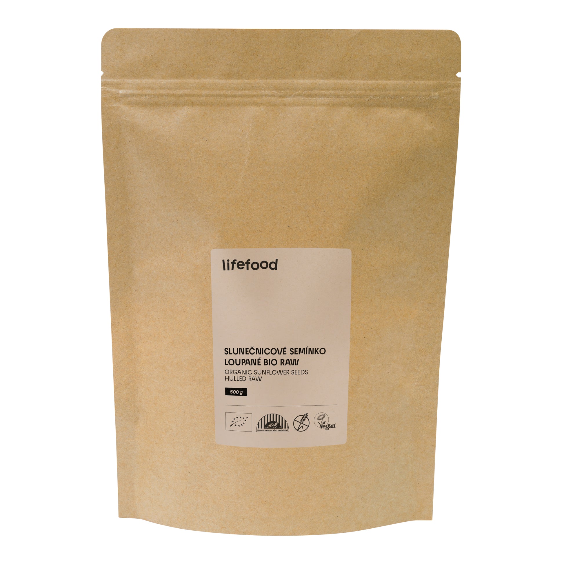 130122 Semínka slunečnicová RAW 500 g BIO   LIFEFOOD-1