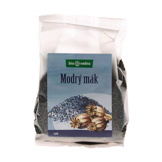 132042 Mák modrý český 200 g   BIO NEBIO-1