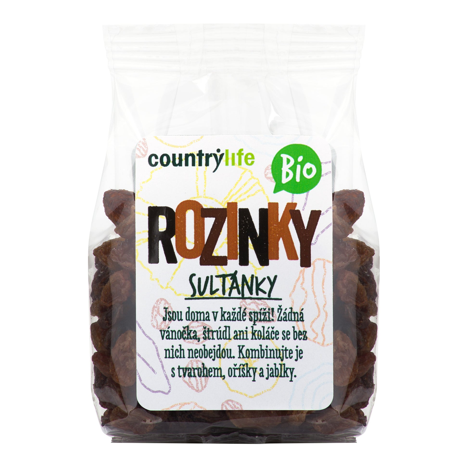 150019 Rozinky sultánky 100 g BIO   COUNTRY LIFE-1