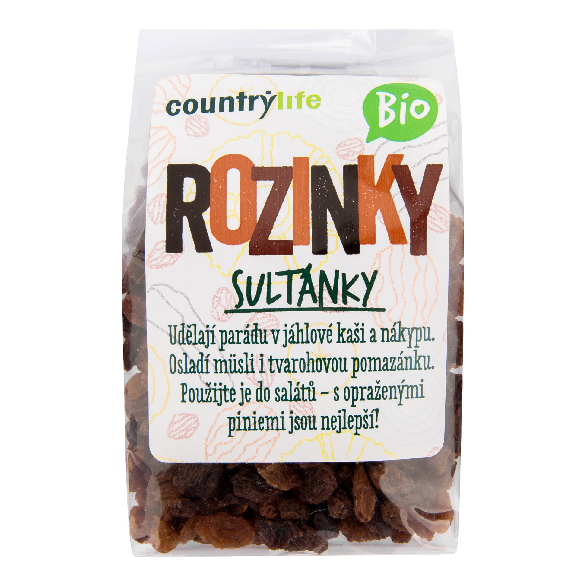 150051 Rozinky sultánky 200 g BIO   COUNTRY LIFE-1