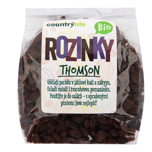 150057 Rozinky Thomson 500 g BIO   COUNTRY LIFE-1