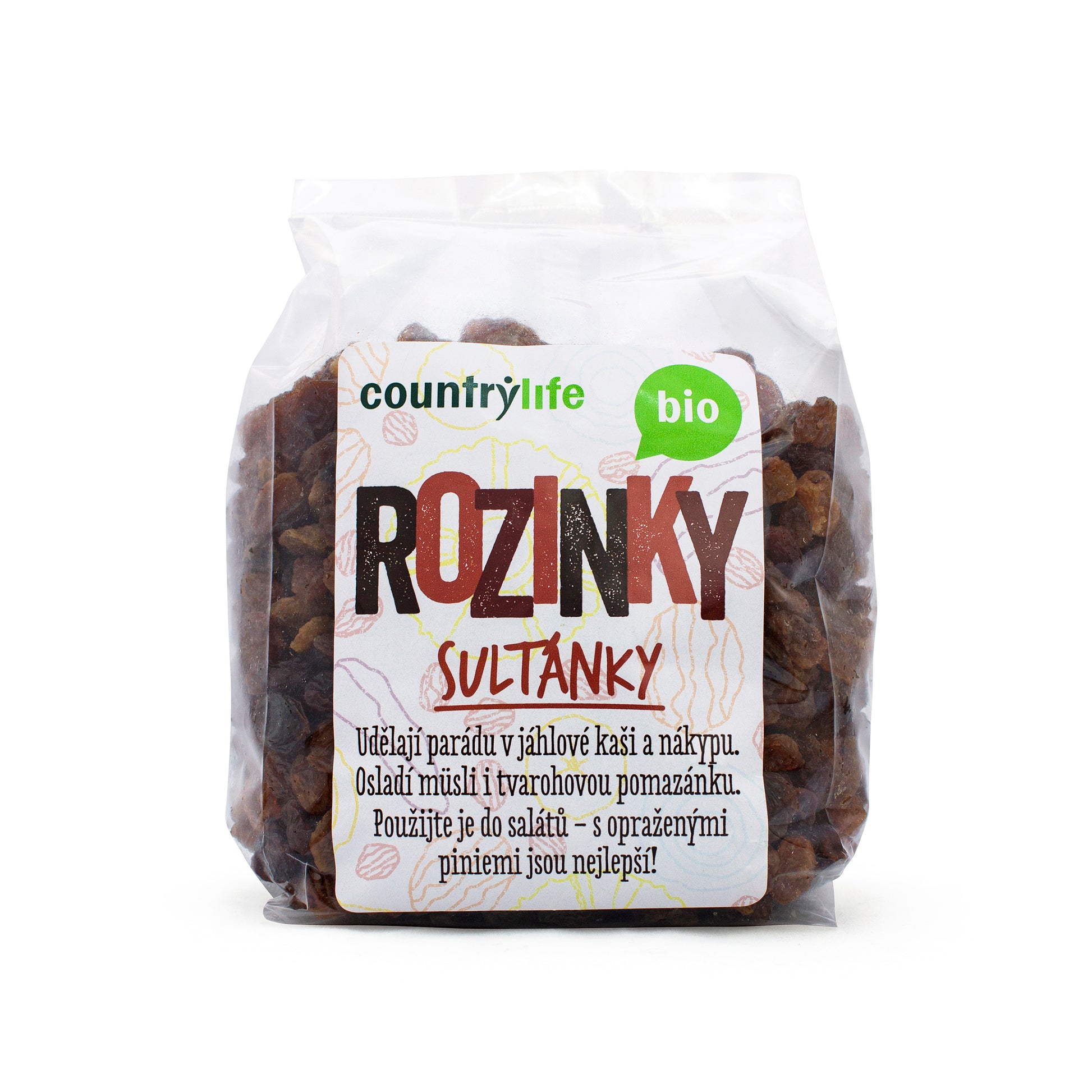 150096 Rozinky sultánky 500 g BIO   COUNTRY LIFE-1