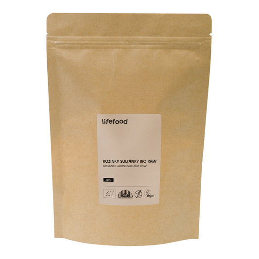 150098 Rozinky sultánky RAW 500 g BIO   LIFEFOOD-1