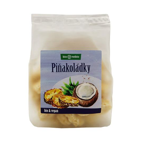 150145 Piňakoládky - kokosová kolečka s ananasem 100 g BIO   BIO NEBIO-1