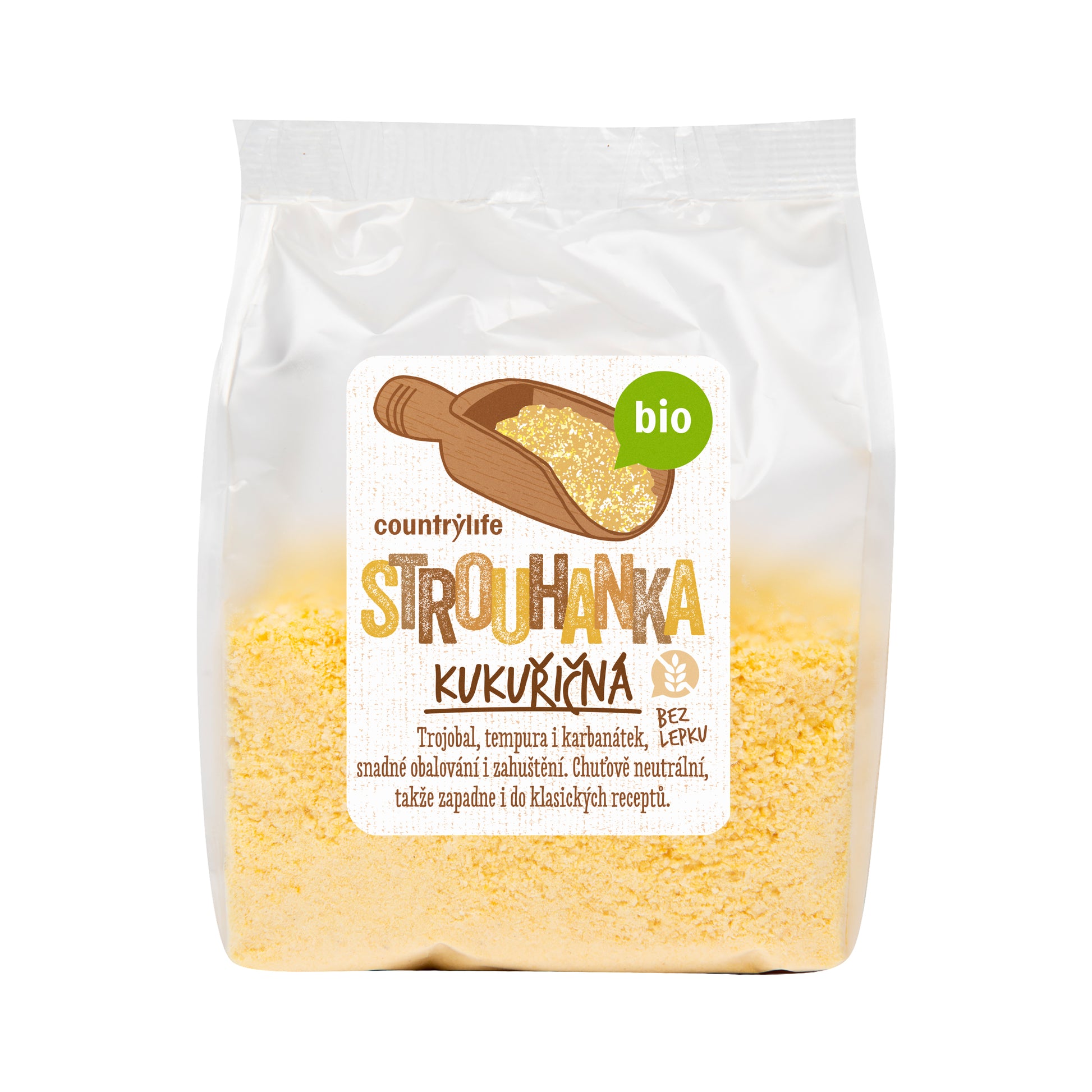 210019 Strouhanka kukuřičná 200 g BIO   COUNTRY LIFE-1