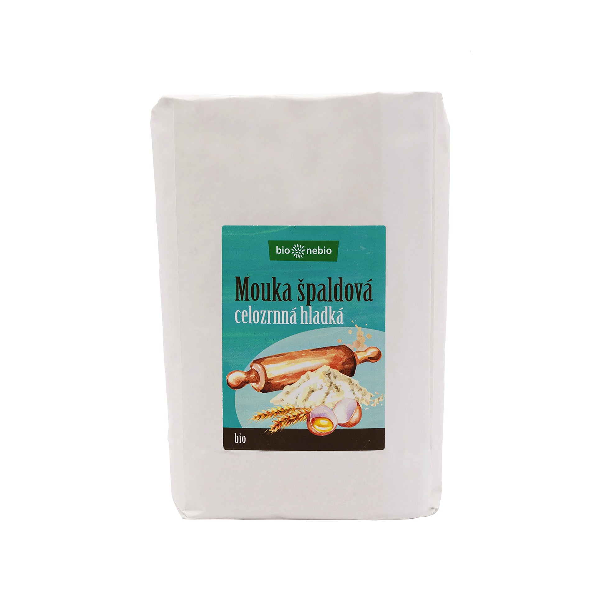 210124 Mouka špaldová celozrnná hladká 1 kg BIO   BIO NEBIO-1