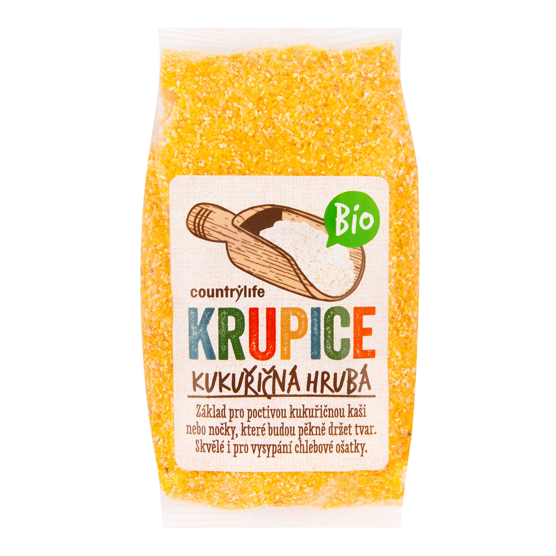 211012 Krupice kukuřičná hrubá 400 g BIO   COUNTRY LIFE-1