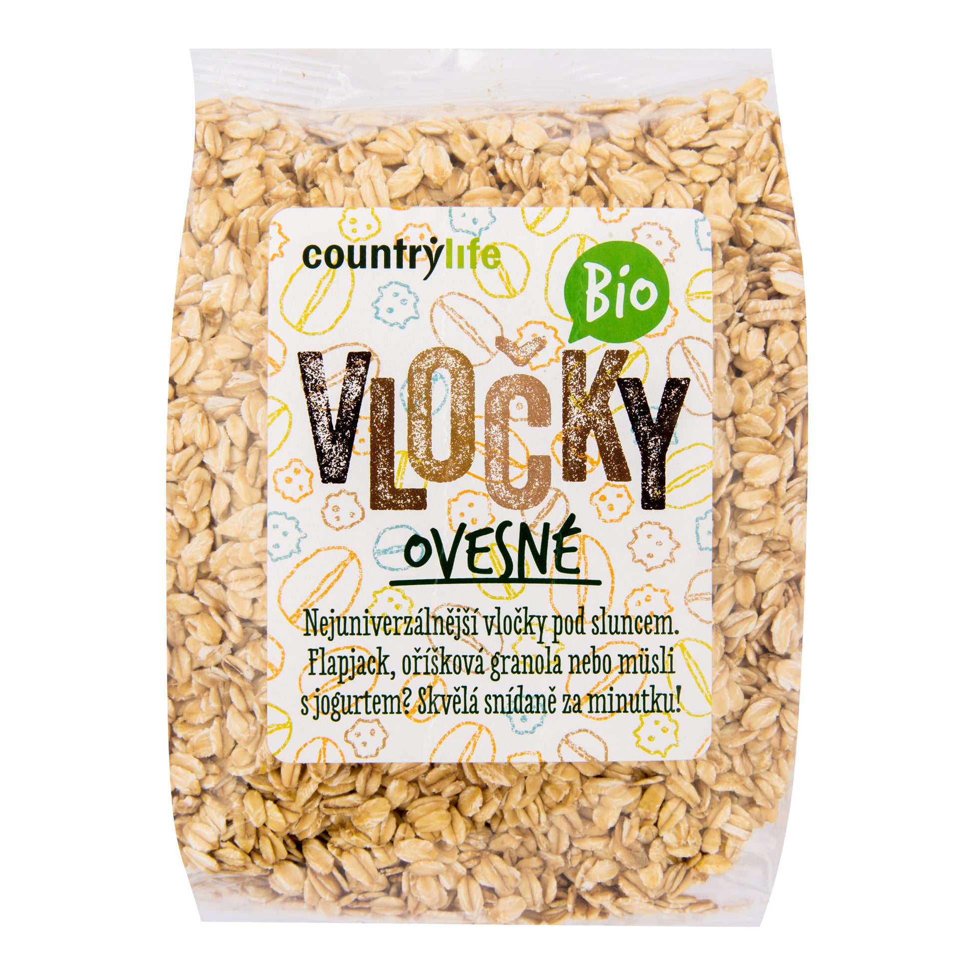 220020 Vločky ovesné 500 g BIO   COUNTRY LIFE-1