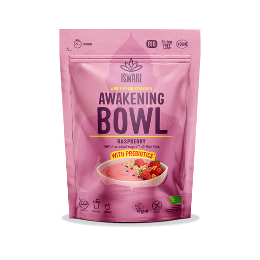 230161 Směs instantní Awakening Bowl  malina  360 g BIO   ISWARI -1