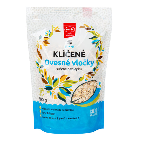 232063 Vločky ovesné klíčené bezlepkové 300  g   SEMIX-1