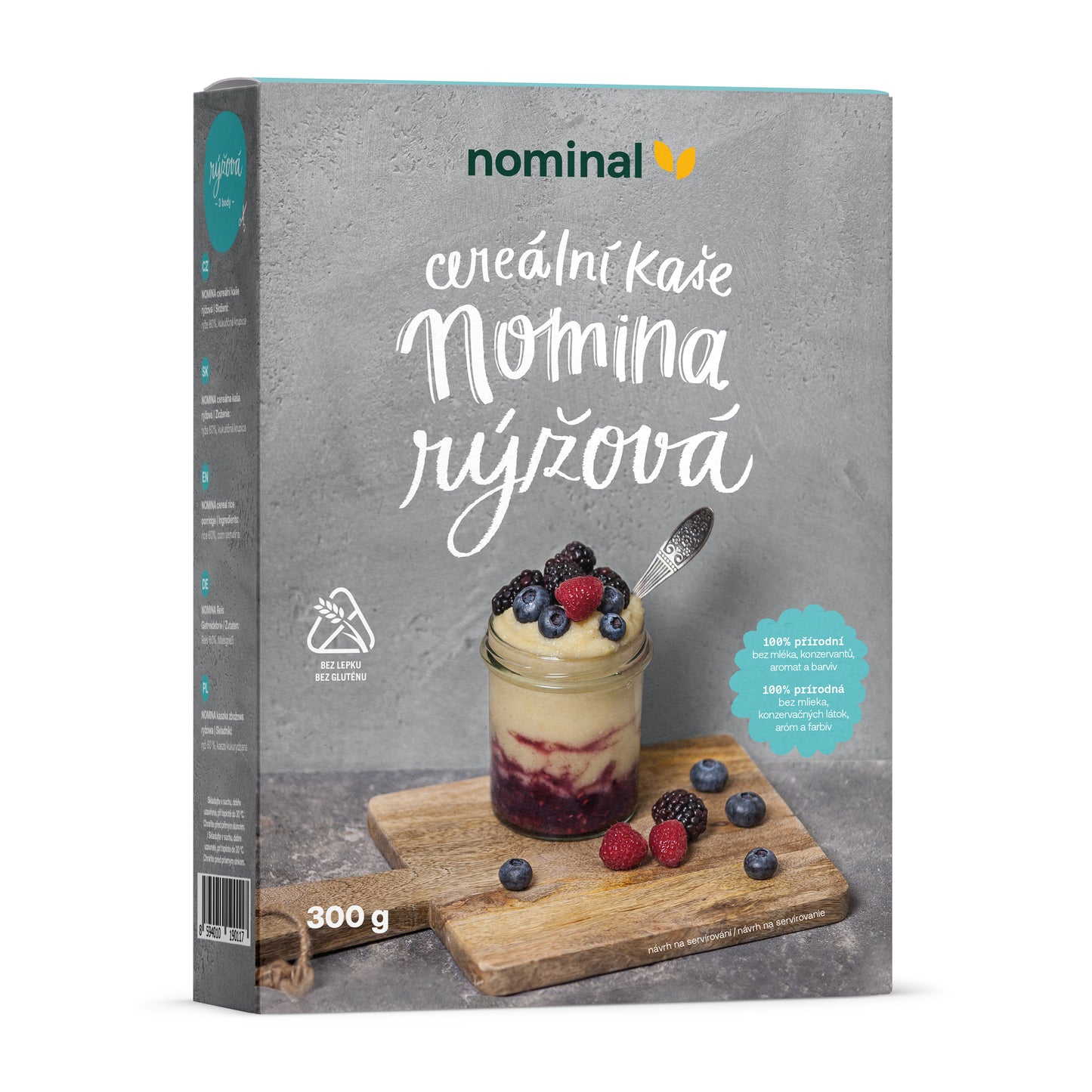 233005 Kaše rýžová bezlepková Nomina 300 g   NOMINAL-1