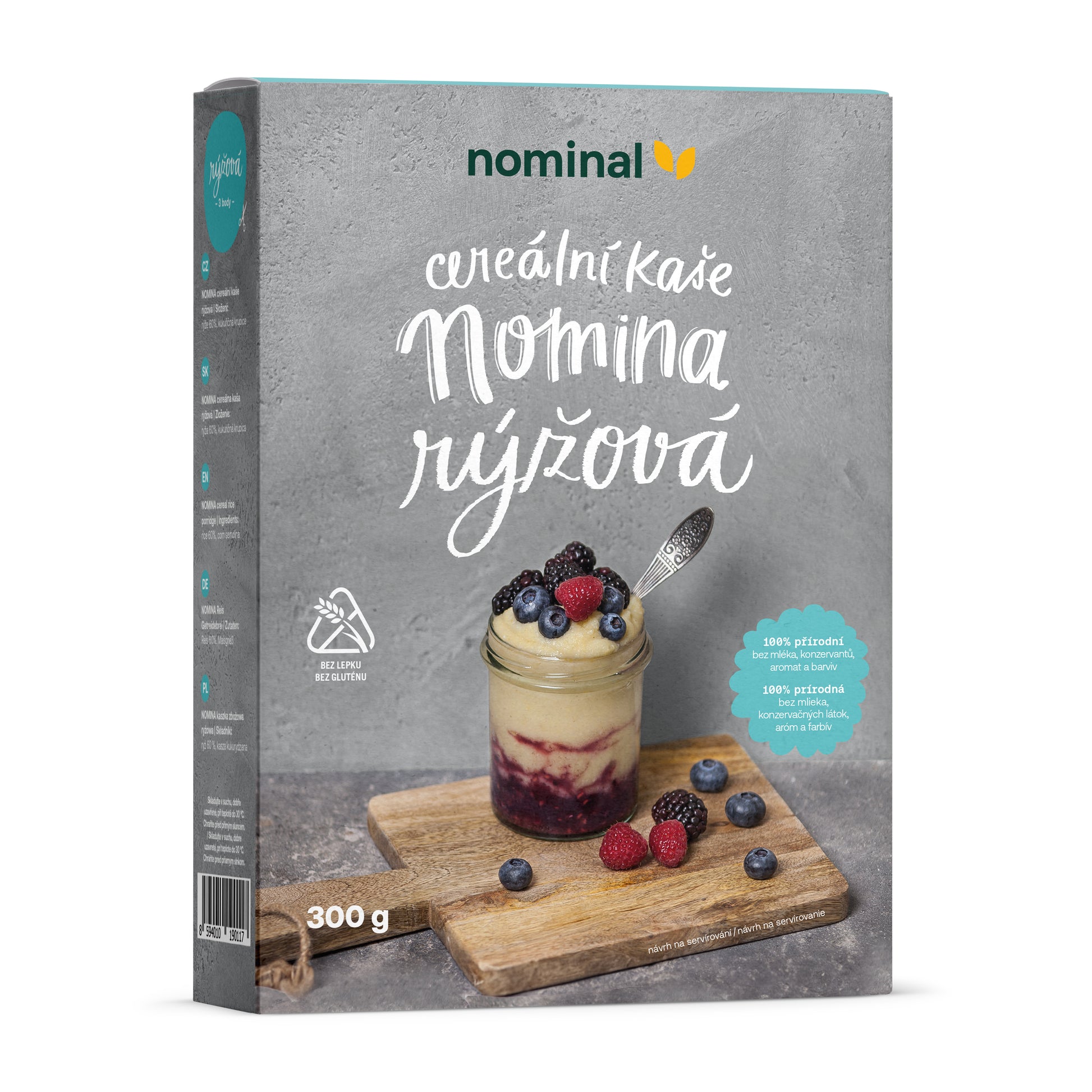 233005 Kaše rýžová bezlepková Nomina 300 g   NOMINAL-1