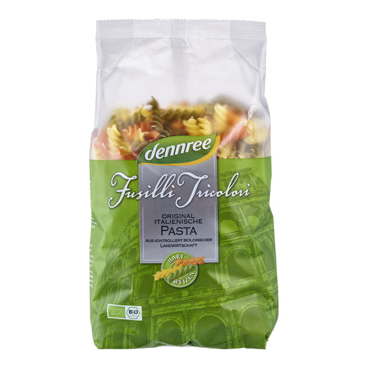 260159 Těstoviny Fusilli Tricolori 500 g BIO   DENNREE-1