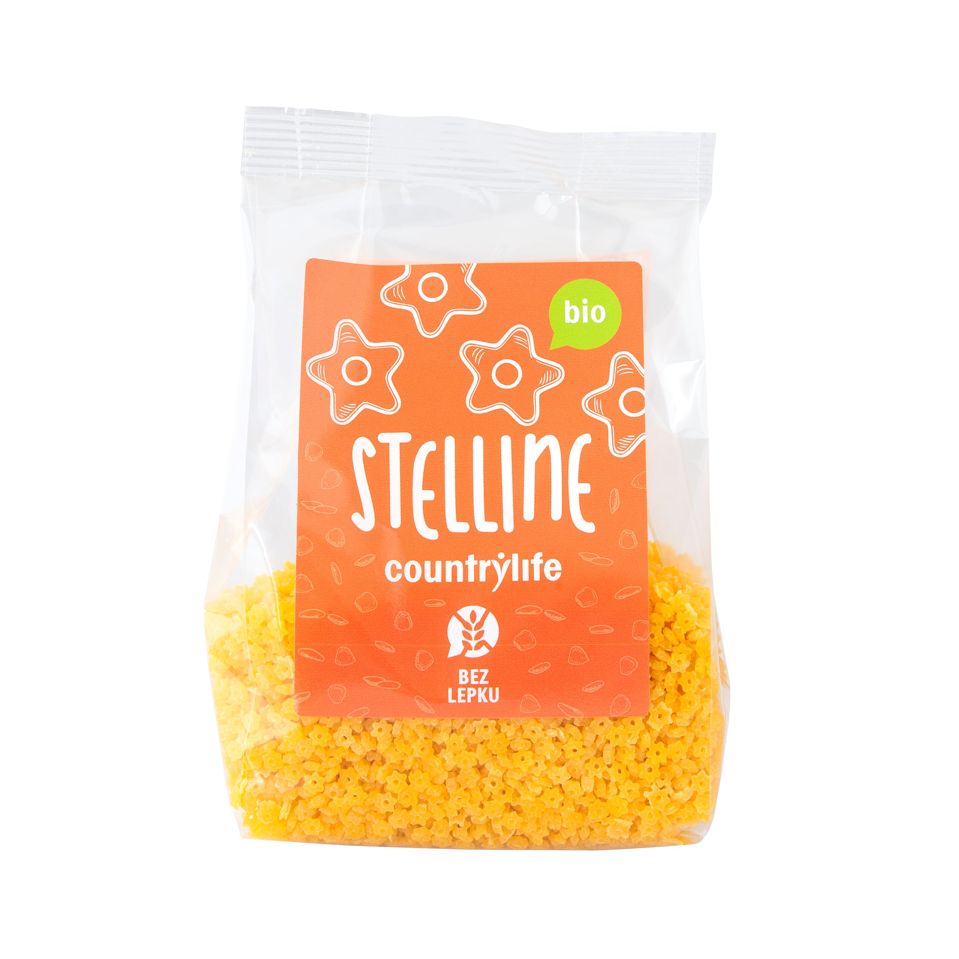 260187 Těstoviny stelline kukuřično-rýžové 250 g BIO   COUNTRY LIFE-1