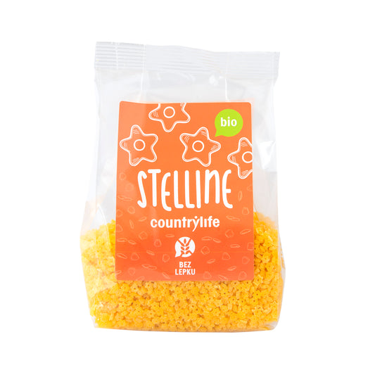 260187 Těstoviny stelline kukuřično-rýžové 250 g BIO   COUNTRY LIFE-1