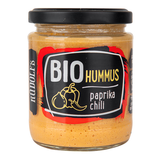 310029 Hummus- pomazánka cizrnová s paprikou a chilli 230 g BIO RUDOLFS-1
