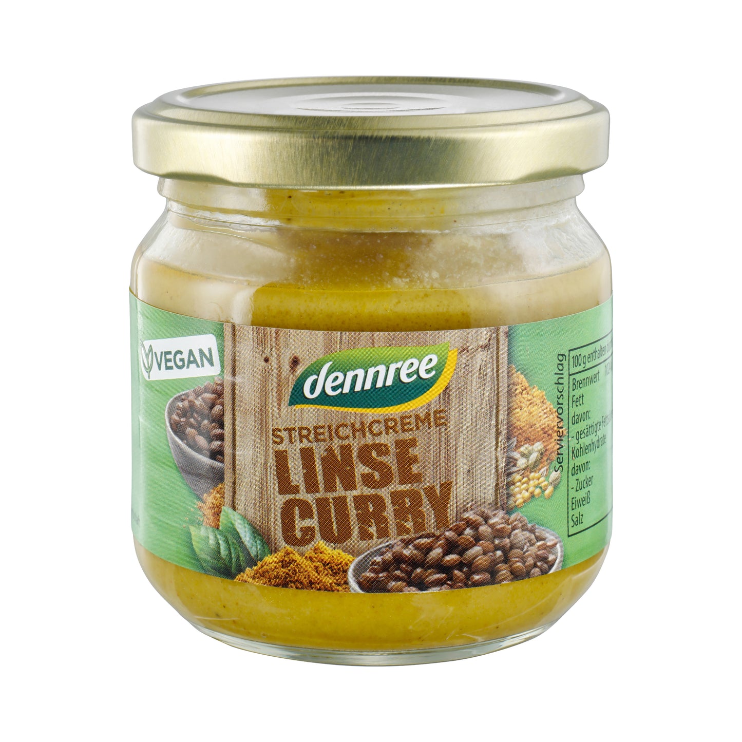 310036 Pomazánka čočka a kari 180 g BIO   DENNREE-1