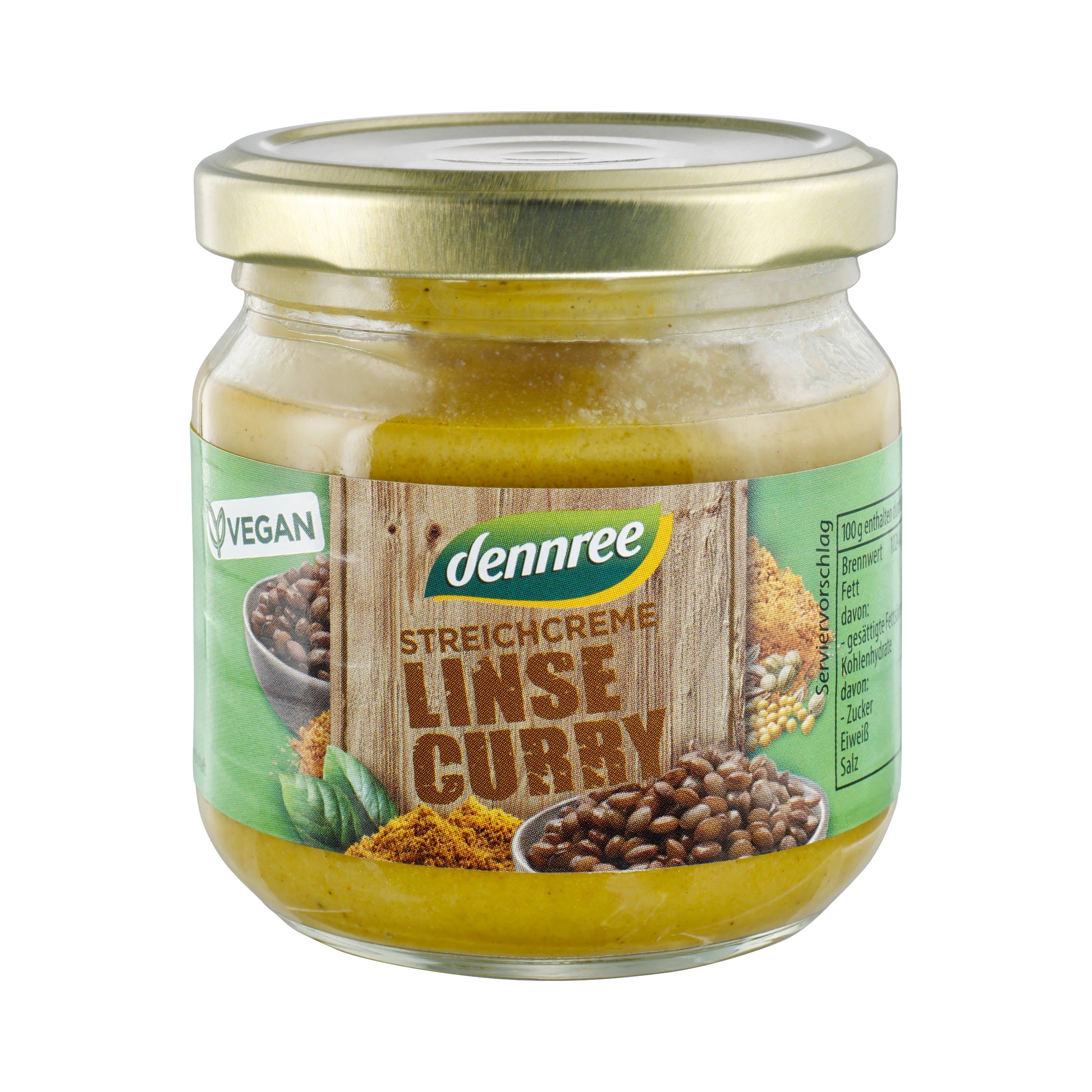 310036 Pomazánka čočka a kari 180 g BIO   DENNREE-1