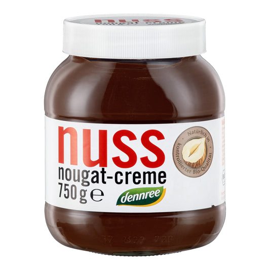 320018 Pomazánka ořechovo-nugátová 750 g BIO   DENNREE-1