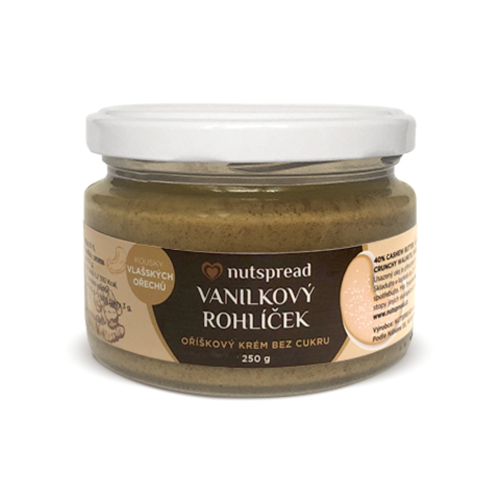 323013 Krém Vanilkový rohlíček 250 g   NUTSPREAD-1