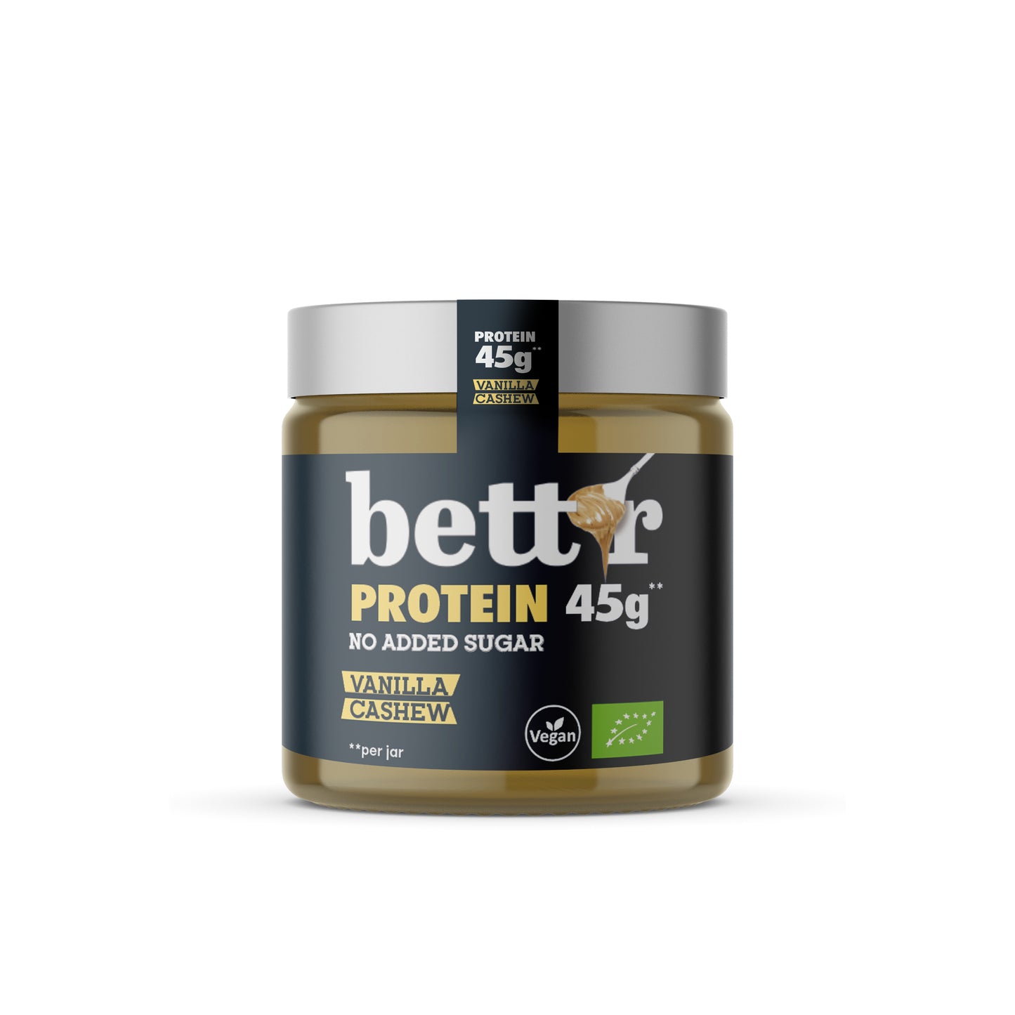 325372 Pomazánka proteinová kešu a vanilka bez přidaného cukru 250 g BIO    BETT´R-1