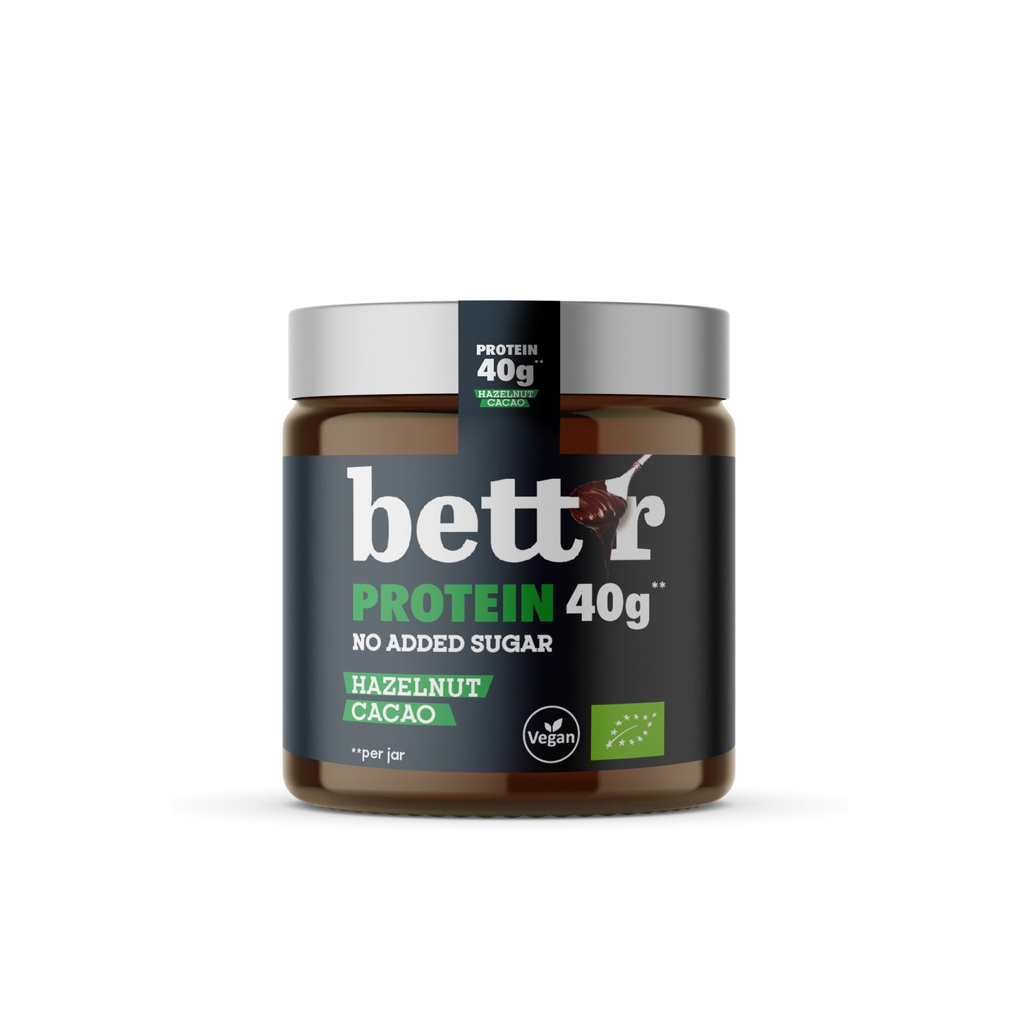 325374 Pomazánka proteinová lískové ořechy a kakao bez přidaného cukru 250 g BIO    BETT´R-1