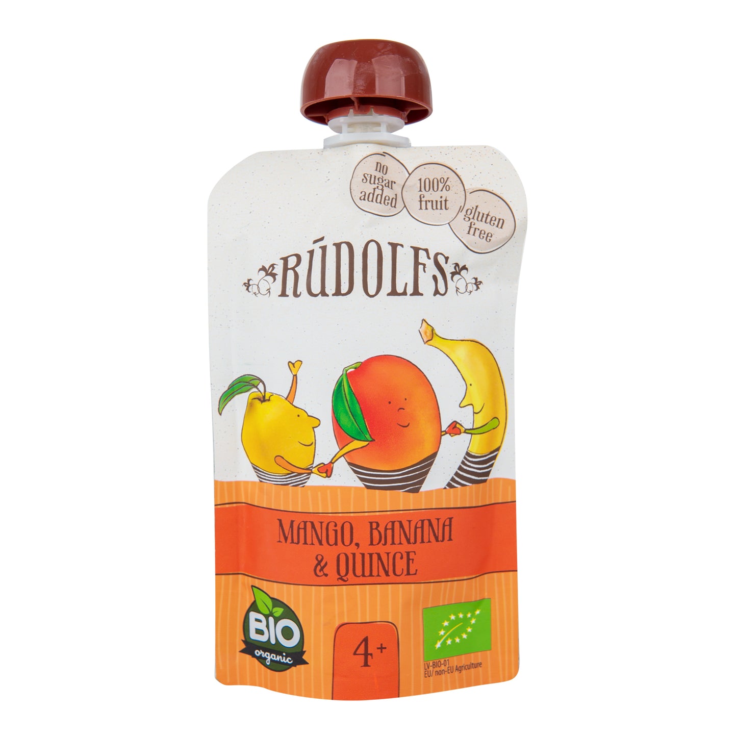 330091 Kapsička ovocná mango, banán, kdoule 110 g BIO   RUDOLFS-1