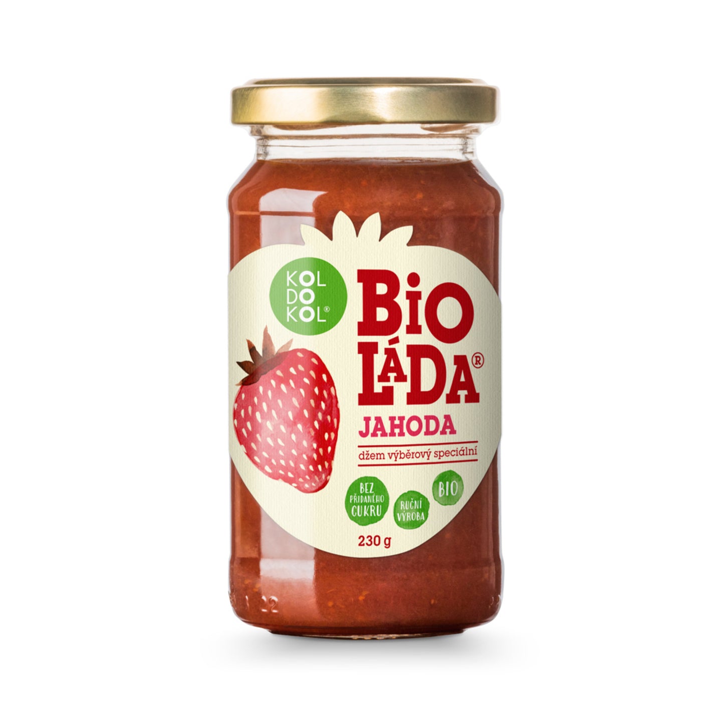 330116 Bioláda pomazánka ovocná jahoda 230 g BIO   KOLDOKOL-1