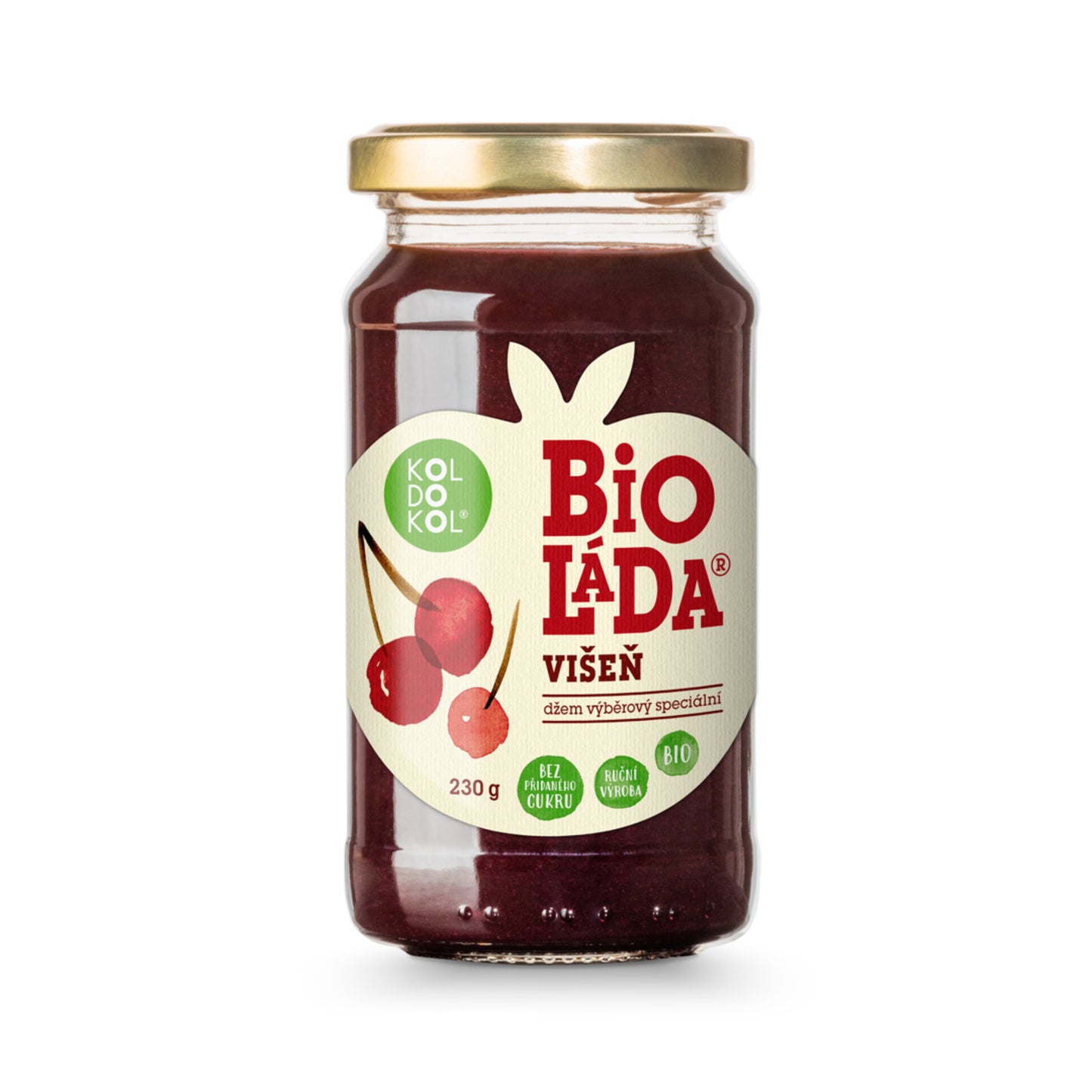 330118 Bioláda pomazánka ovocná višeň 230 g BIO   KOLDOKOL-1