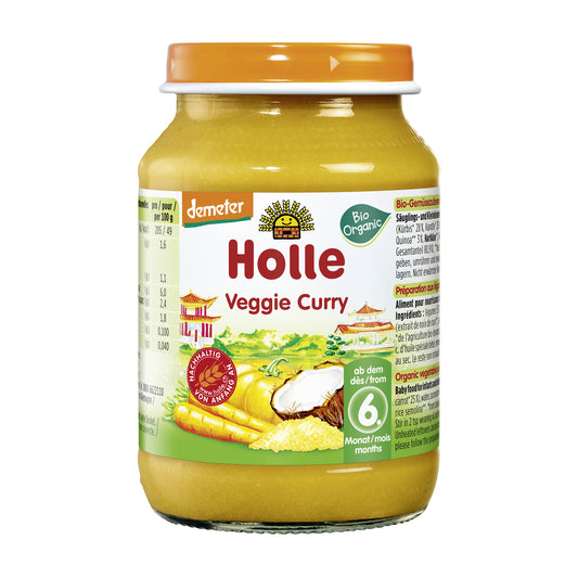 330128 Příkrm zeleninový s kokosovým mlékem 190 g BIO   HOLLE