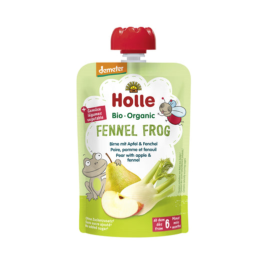 330130 Příkrm hruška s fenyklem - kapsička 100 g BIO   HOLLE