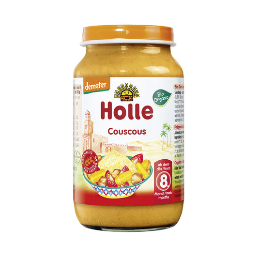 330138 Příkrm kuskus s kuřecím masem 220 g   HOLLE