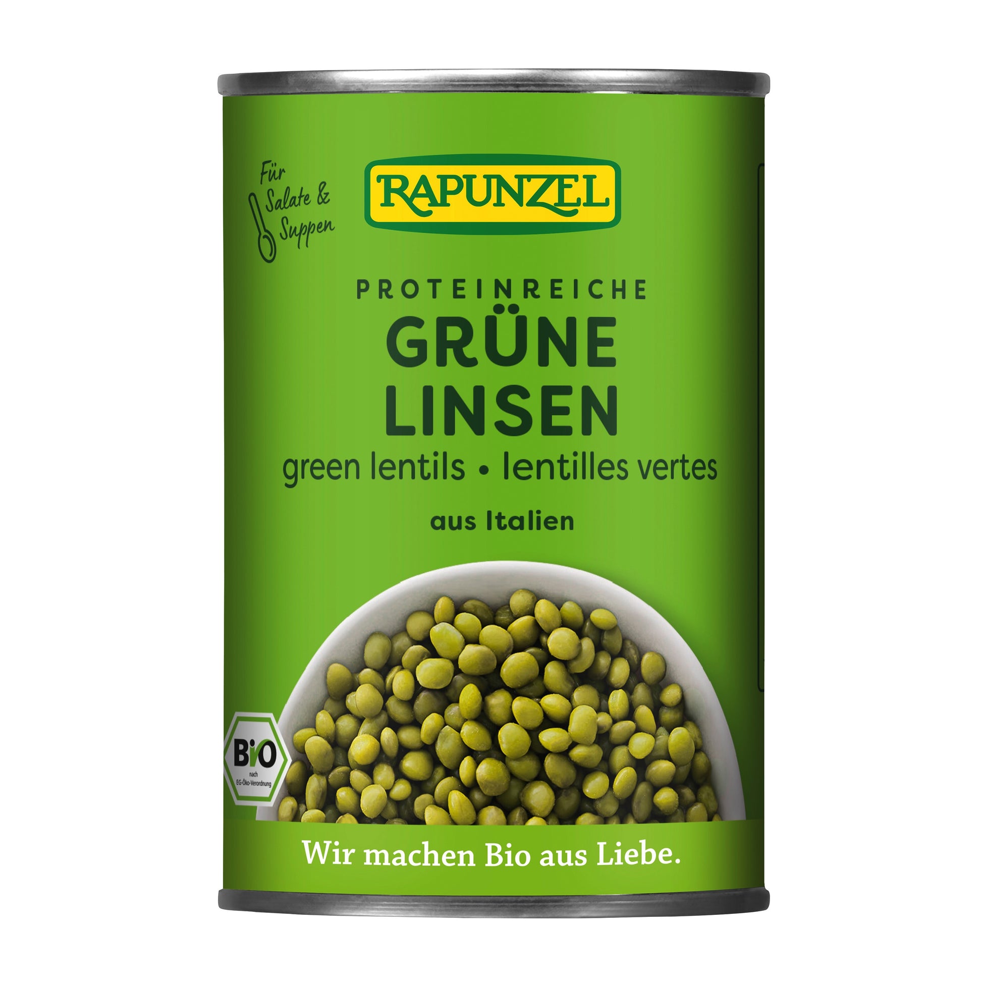 341080 Čočka zelená sterilovaná 400 g BIO   RAPUNZEL-1