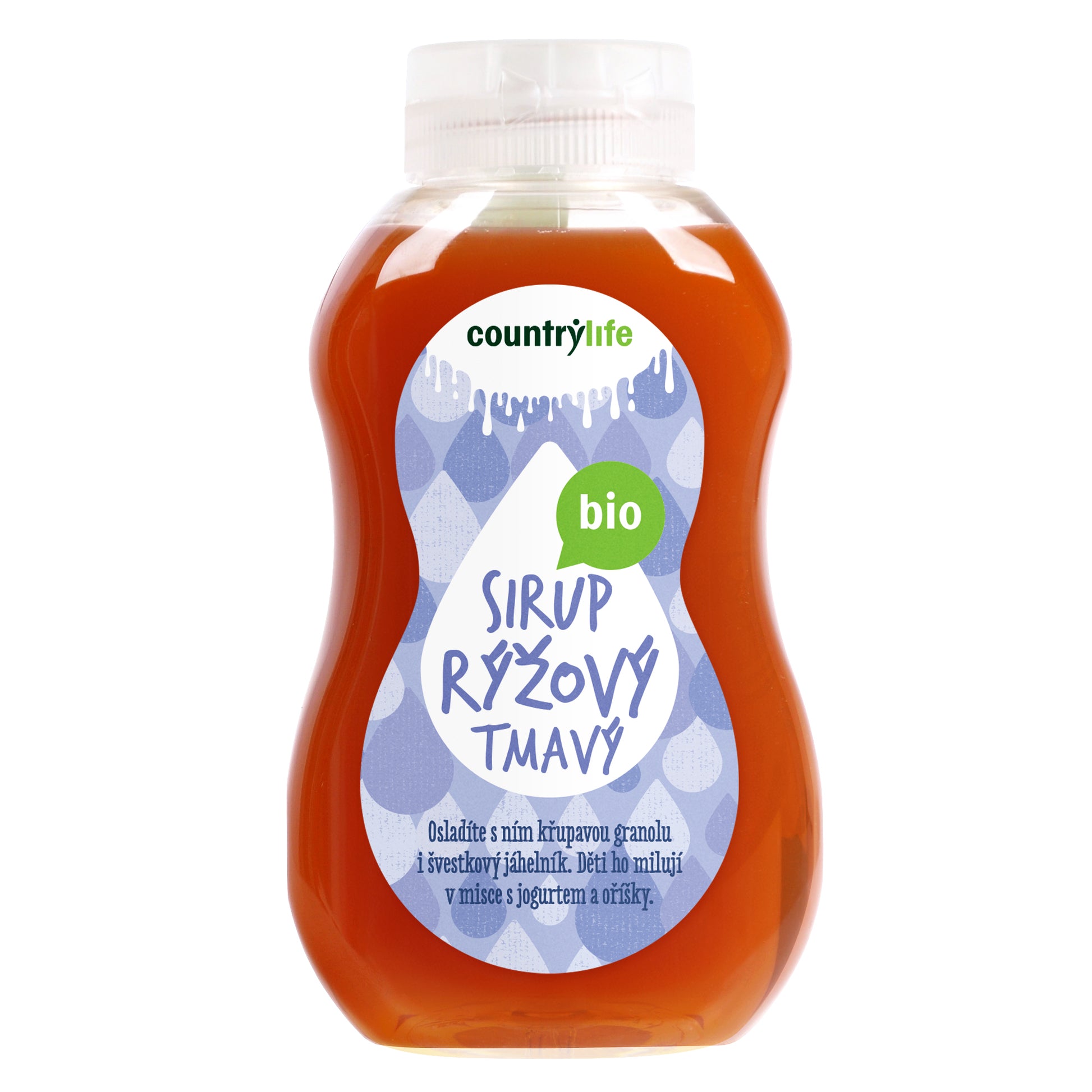 420131 Sirup rýžový tmavý 250 ml/345 g BIO   COUNTRY LIFE-1