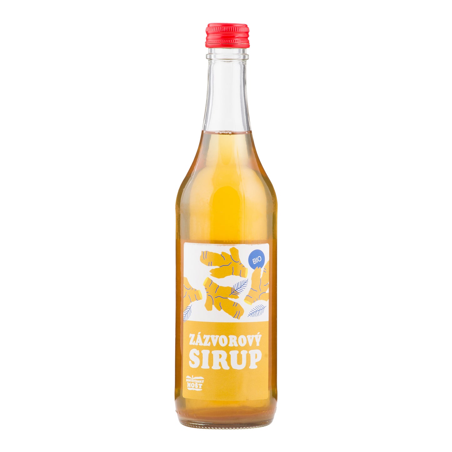 420070 NOVINKA Sirup zázvorový 500 ml BIO   MOŠTÁRNA HOSTĚTÍN-1