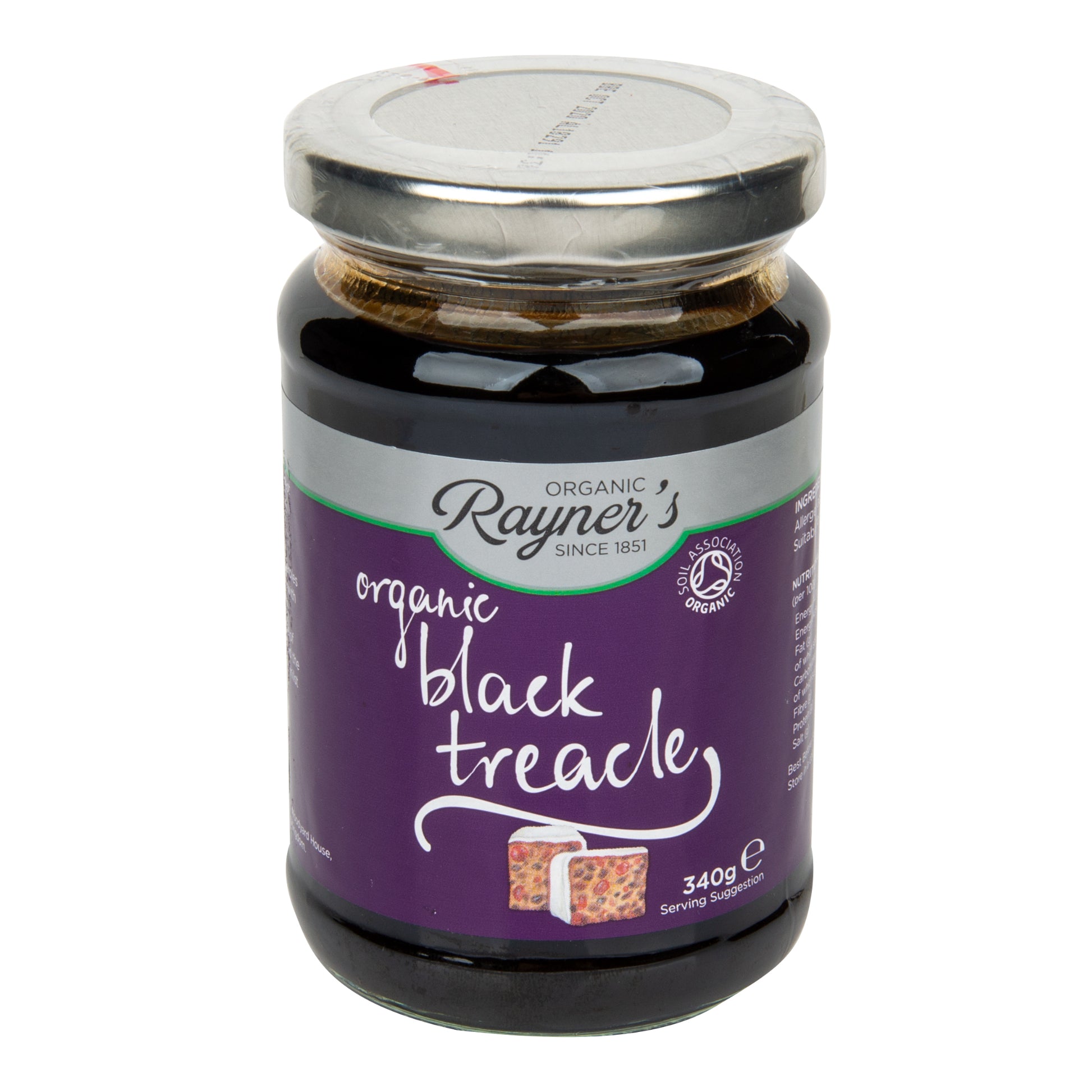 421004 Melasa třtinová 340 g BIO   RAYNER'S-1