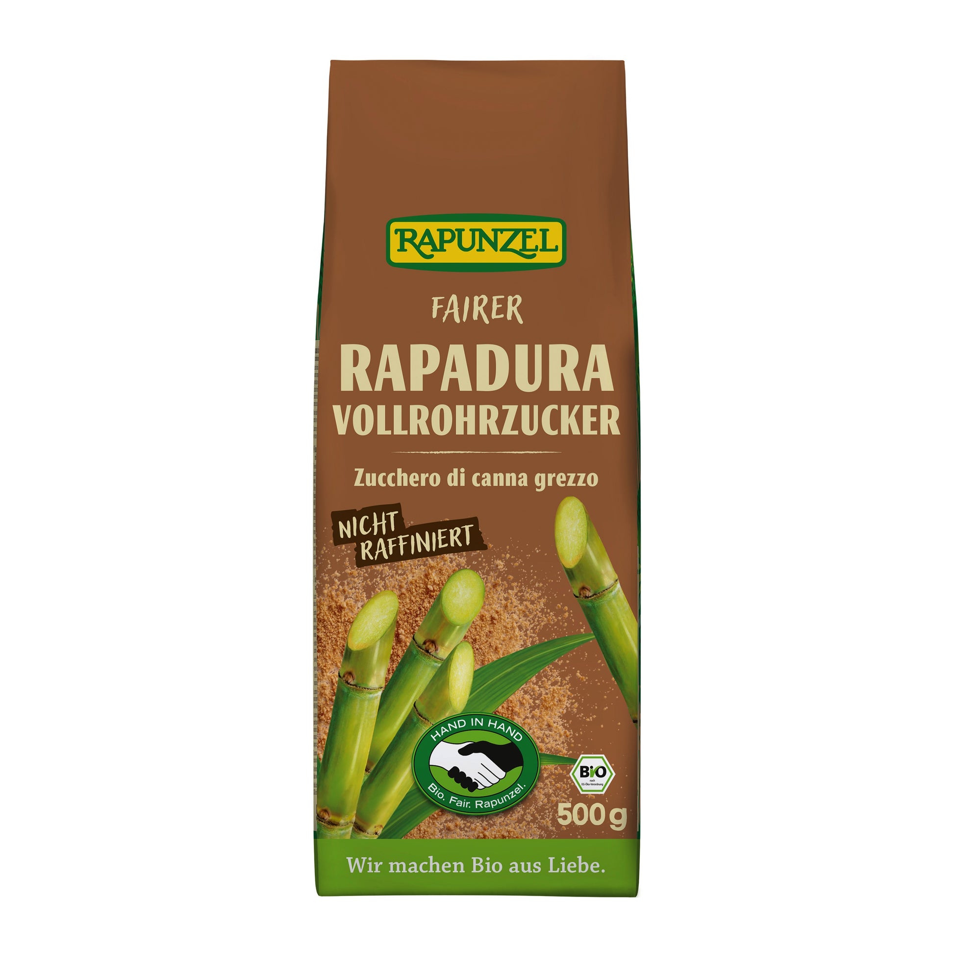 421059 Šťáva třtinová sušená Rapadura 500 g BIO   RAPUNZEL-1