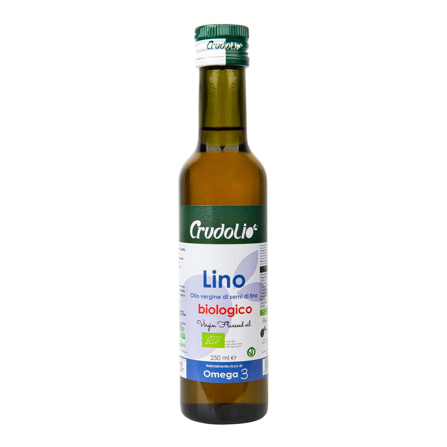 430052 Olej lněný 250 ml BIO   CRUDOLIO-1