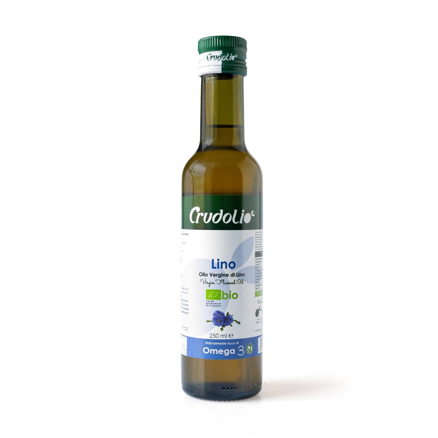 430052 Olej lněný 250 ml BIO   CRUDOLIO-1