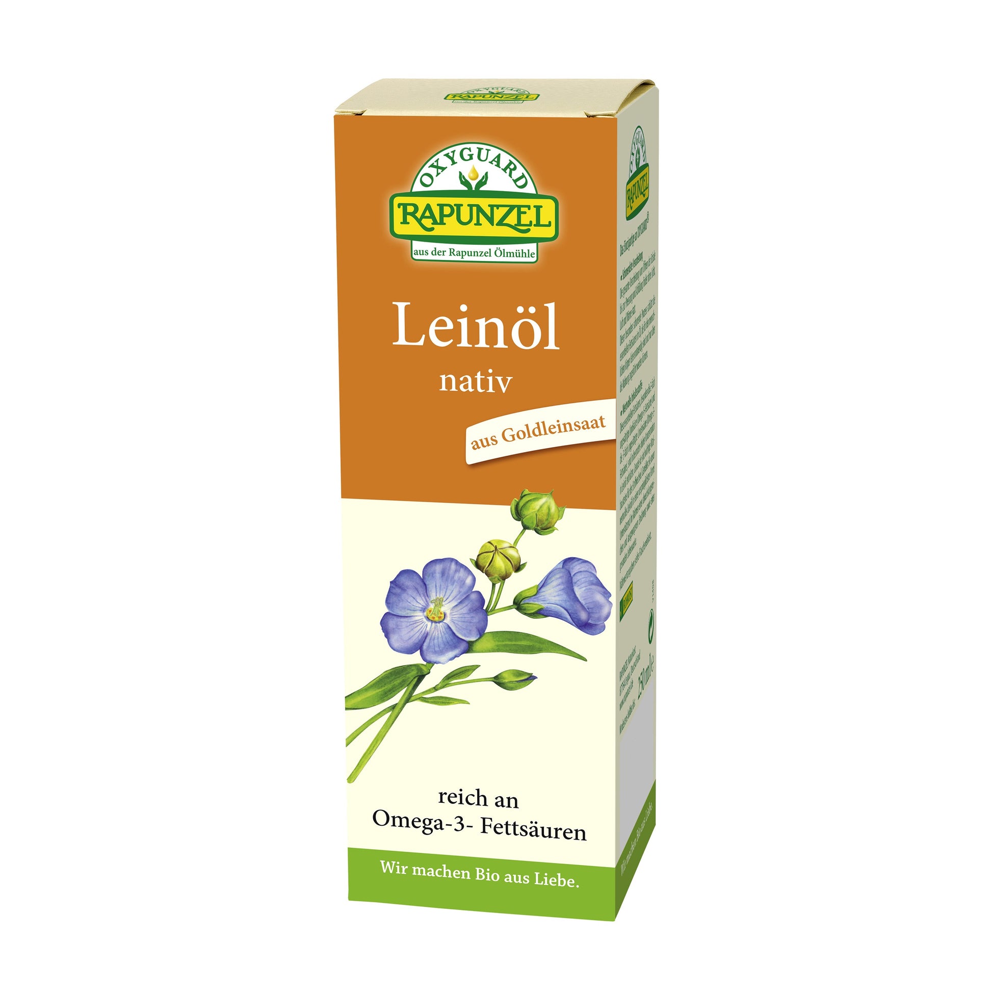 430172 Olej lněný lisovaný za studena 250 ml BIO   RAPUNZEL-1